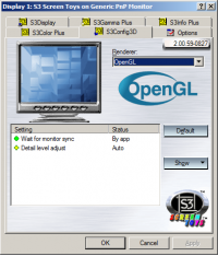 S3Config3D - OpenGL