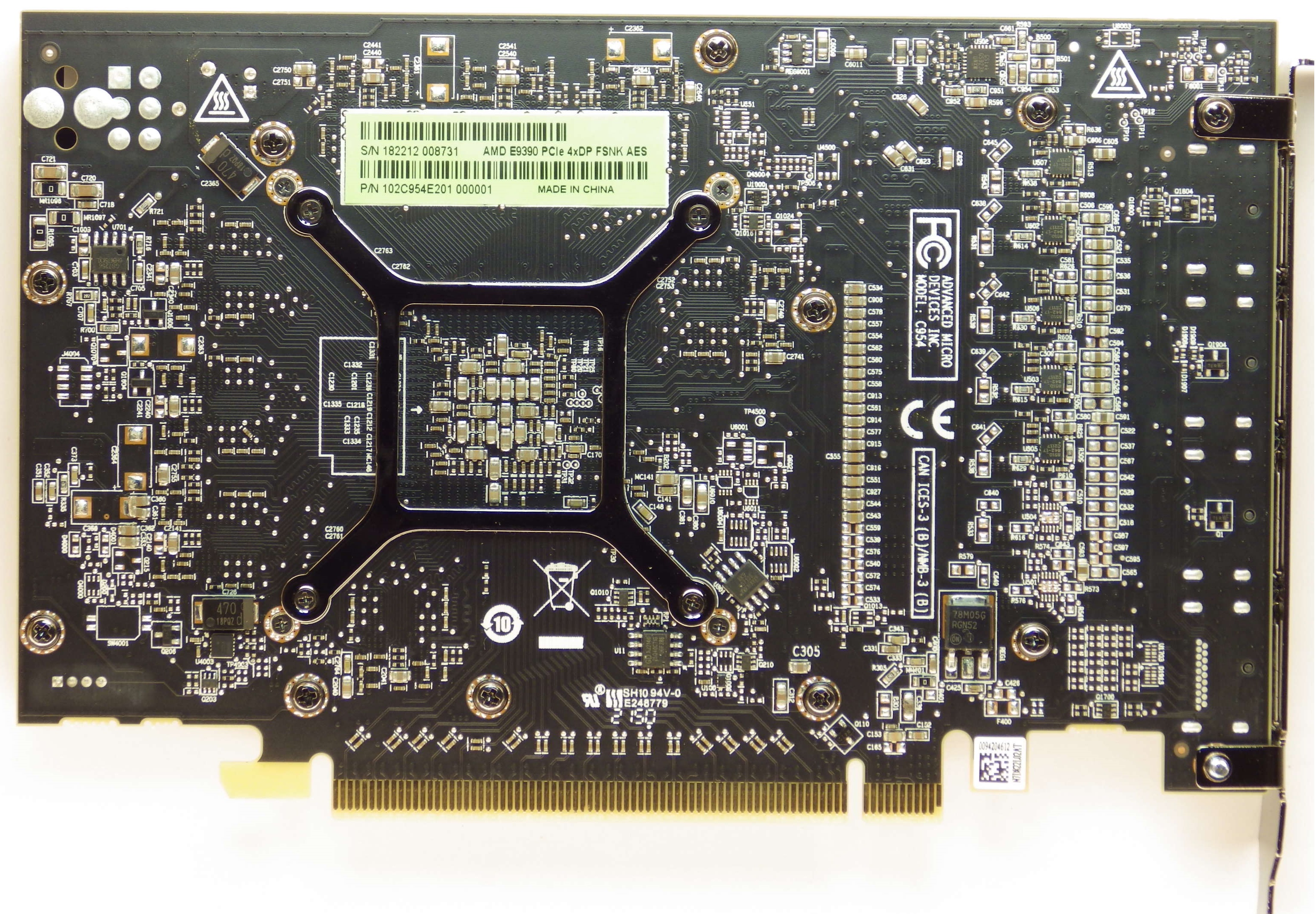 AMD Embedded Radeon E9390 PCIe