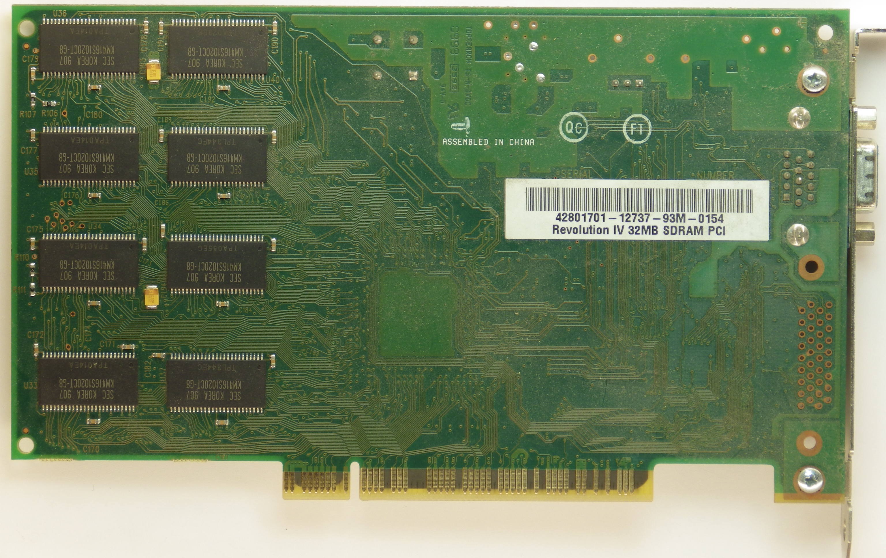 Number Nine Revolution IV PCI