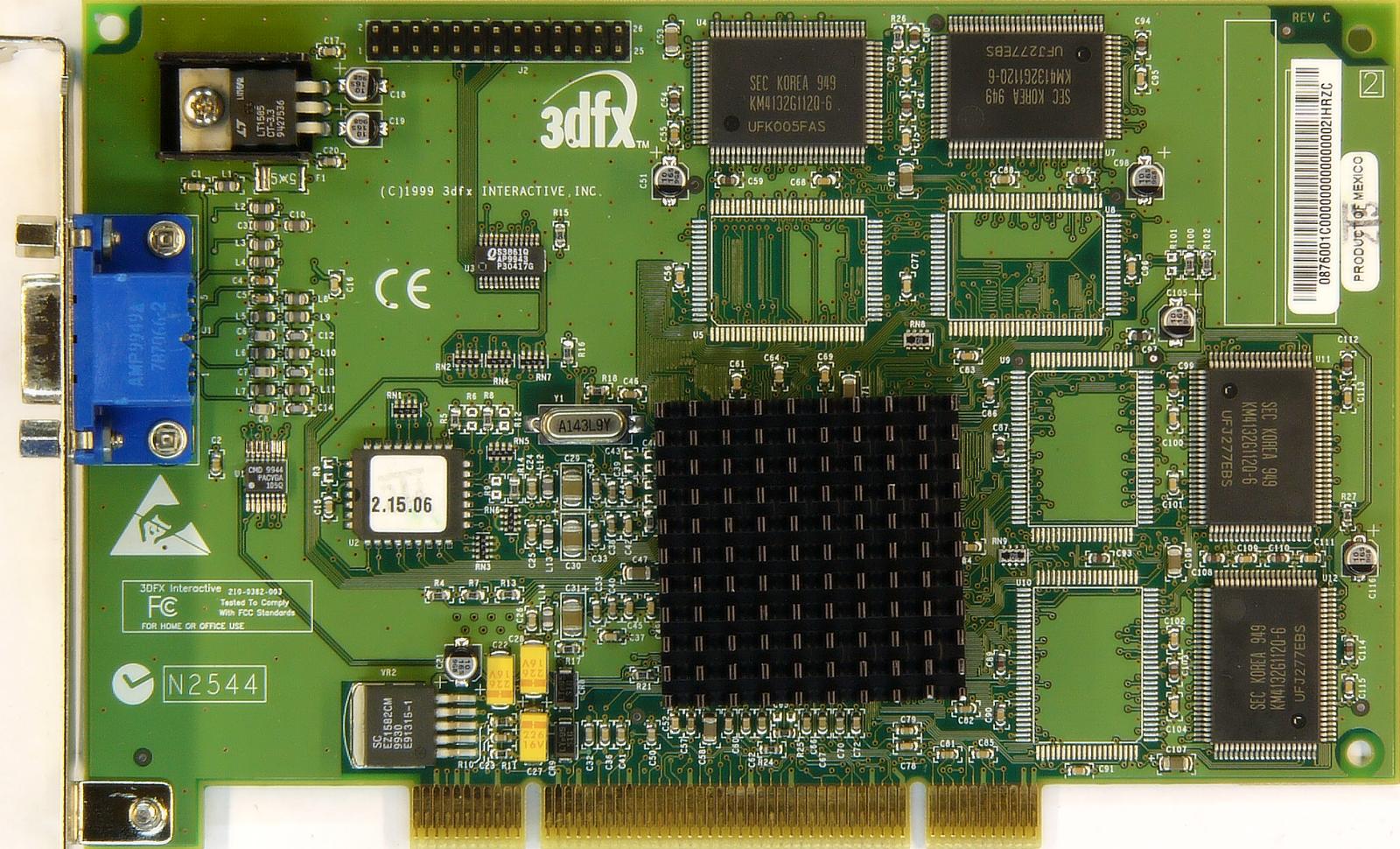 (97) Voodoo 3 2000 PCI rev.C