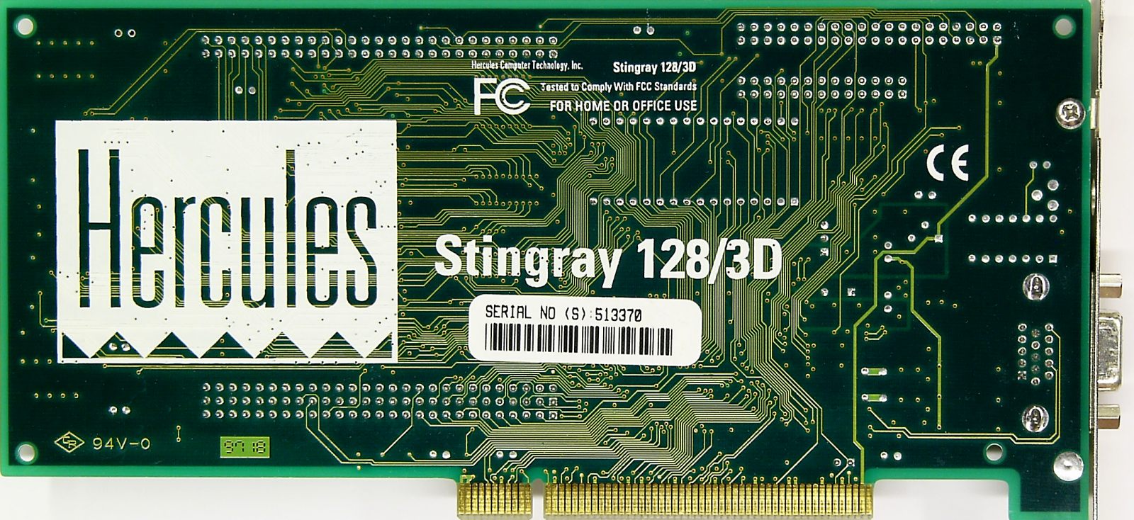(99)Hercules Stingray 128/3D GB3910P