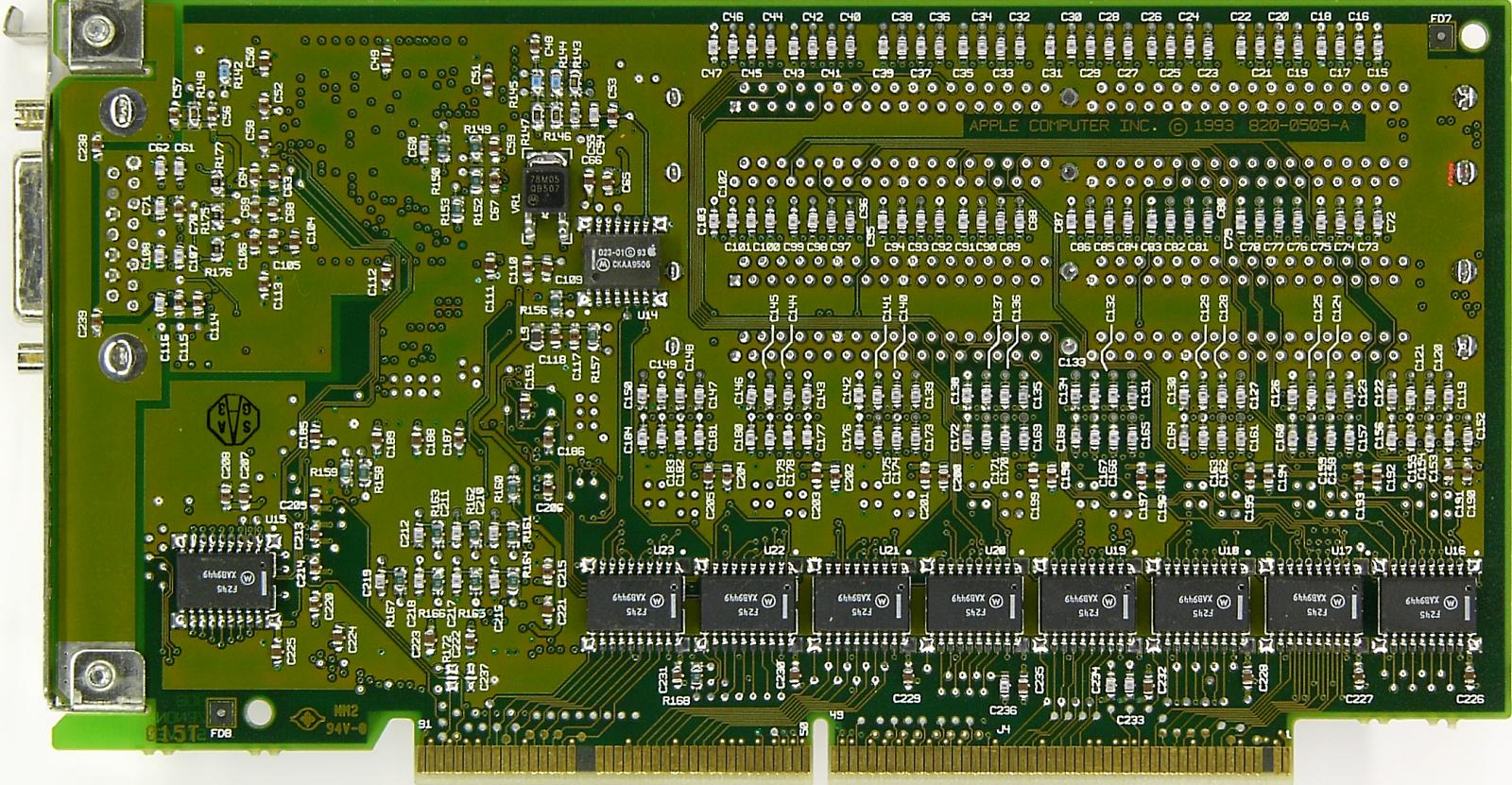 (646) Macintosh 8100 VRAM expansion card