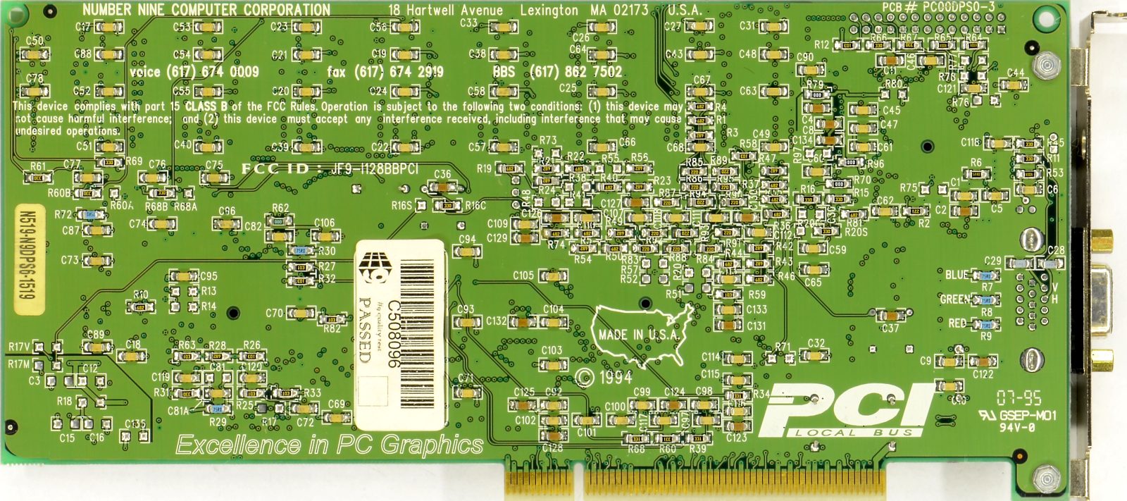 (766) Number Nine Imagine 128 4MB