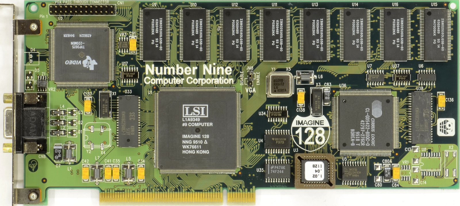 (766) Number Nine Imagine 128 4MB