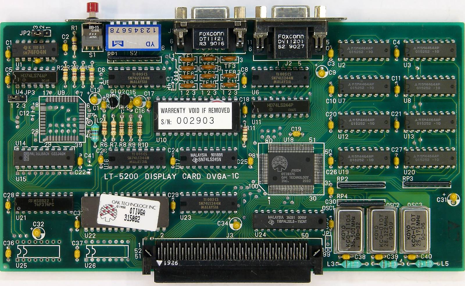 (249) LT-5200 Display Card OVGA-1C