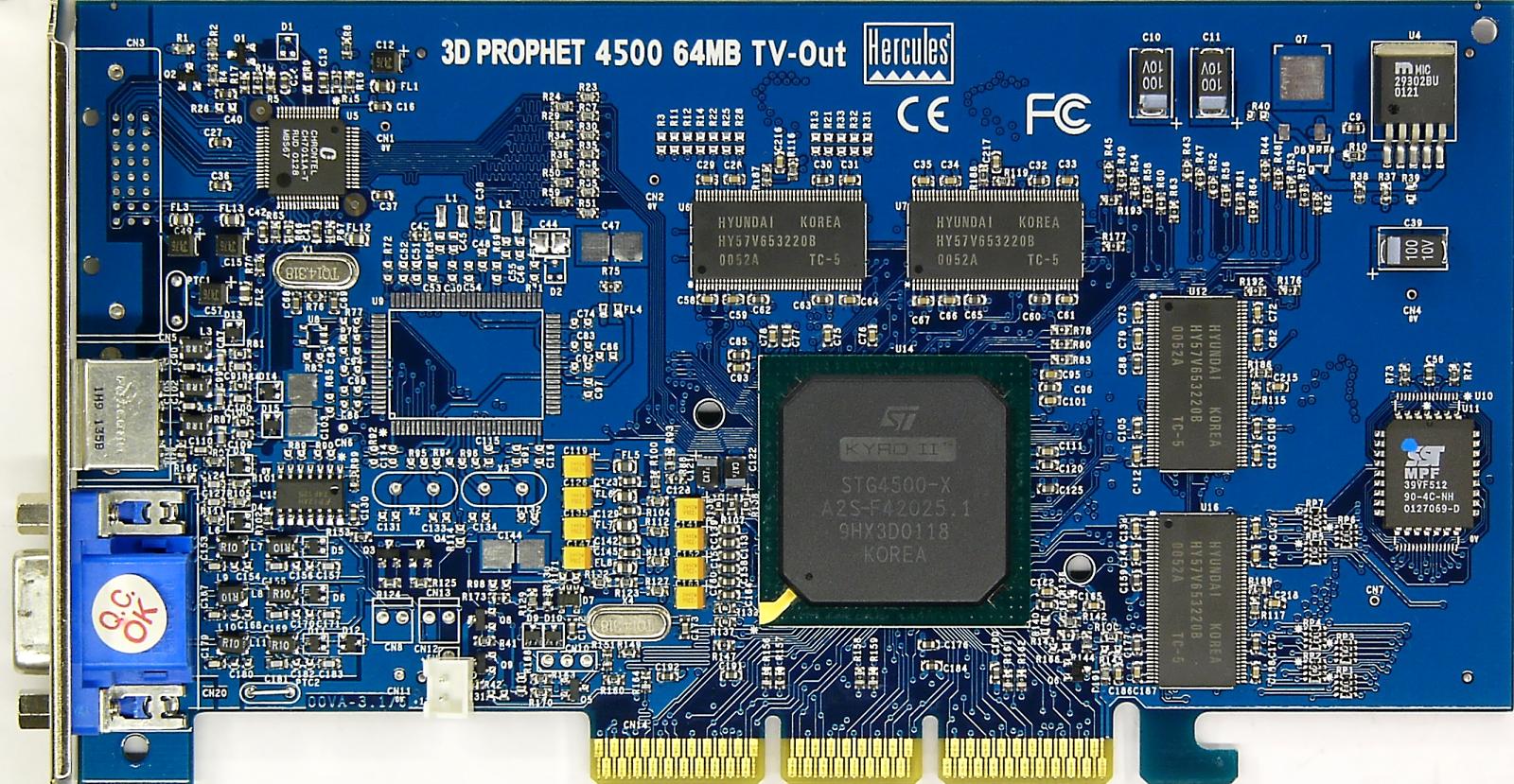 (512) Hercules 3D PROPHET 4500XT 64MB TV-OUT