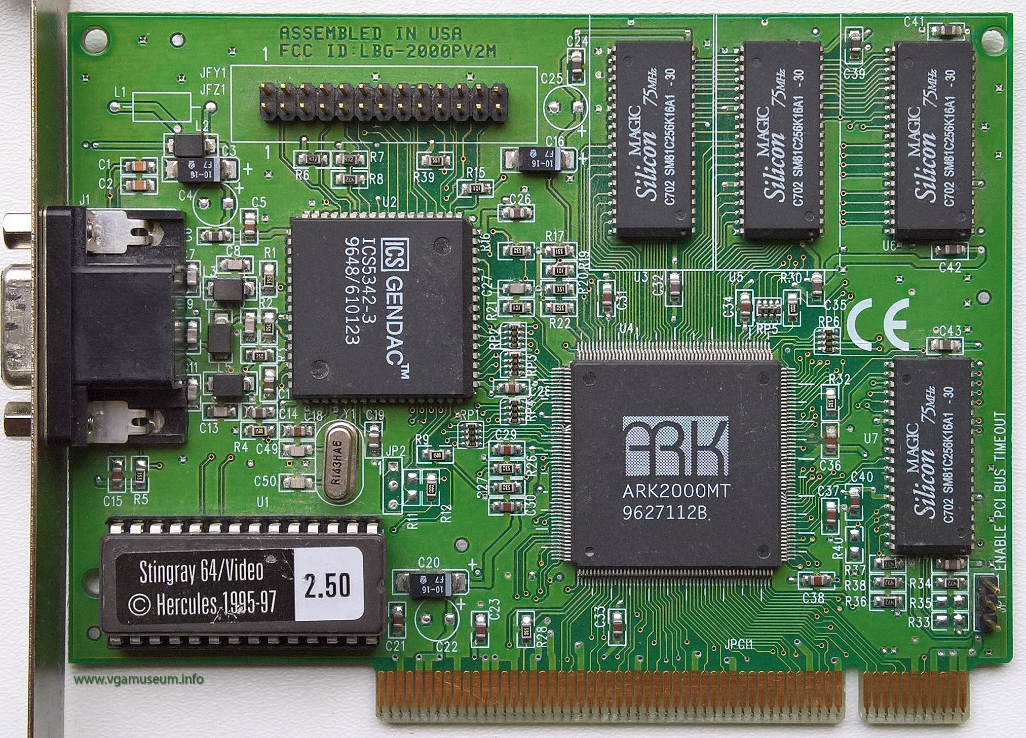 Hercules Stingray 64/Video