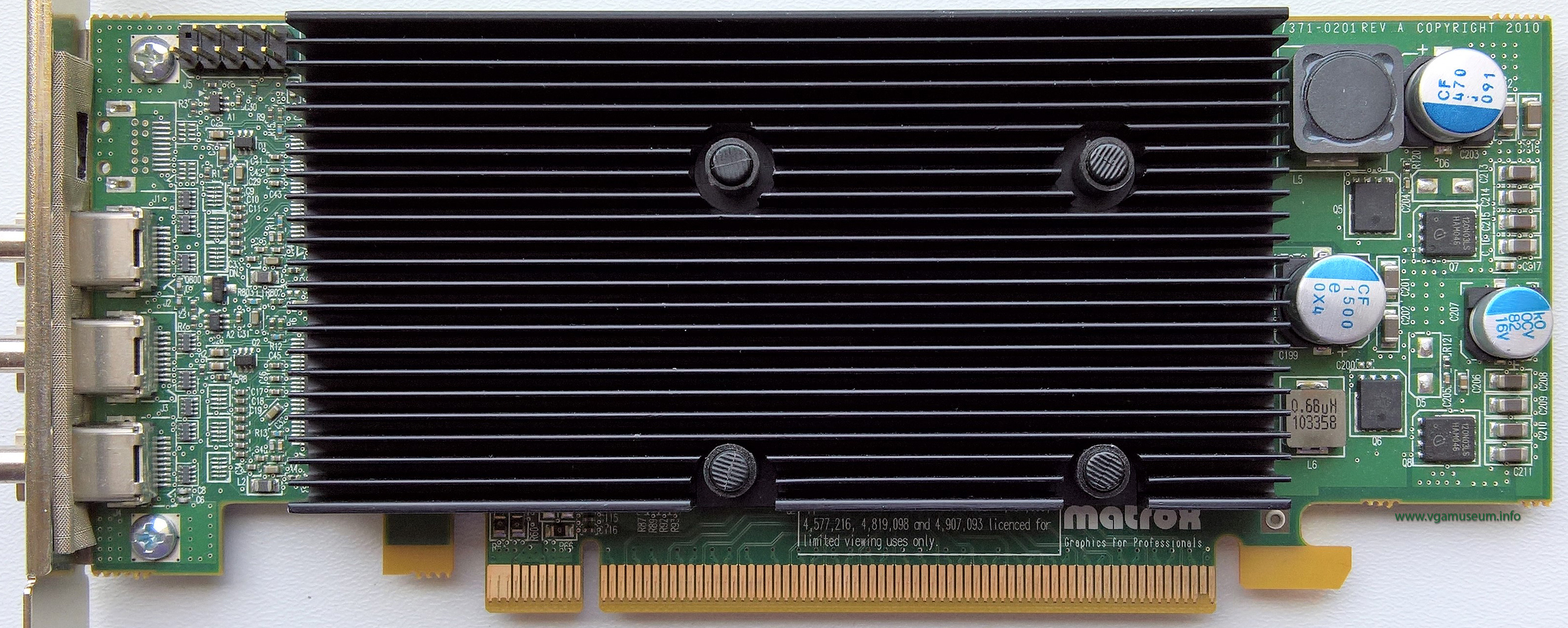 Matrox M9138 LP PCIe x16