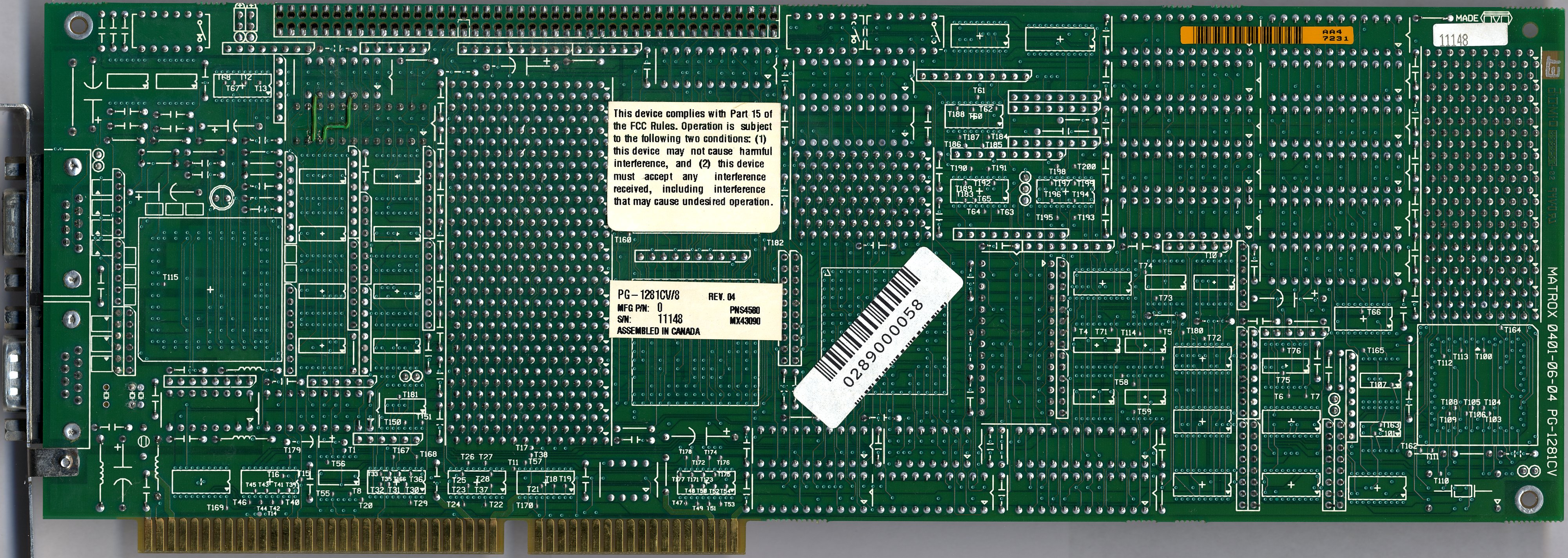 Matrox PG-1281CV/8 HQ