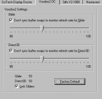 Voodoo 2 overclocking
