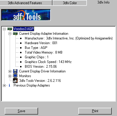 3Dfx Info