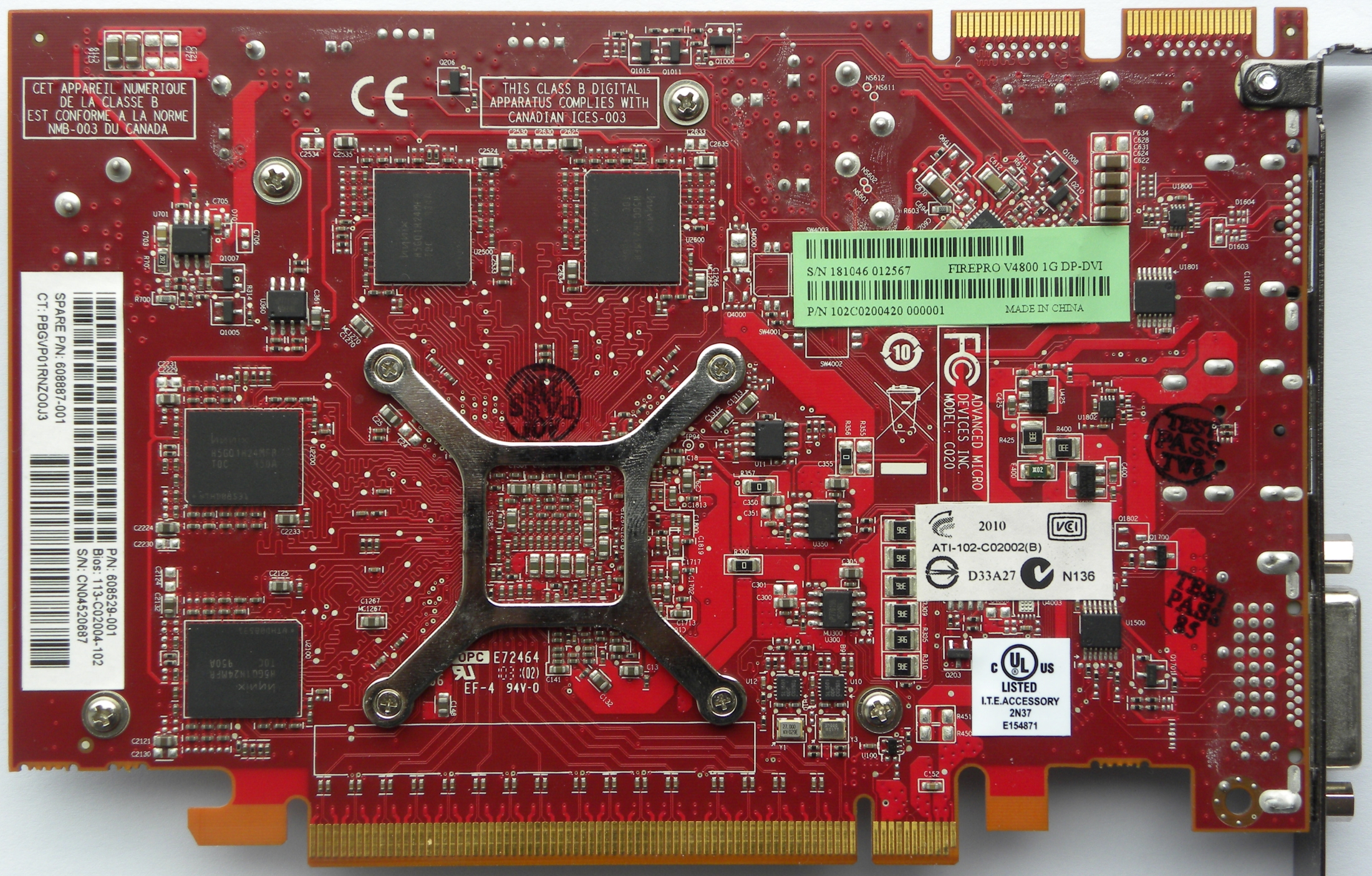 HP FirePro V4800 1GB GDDR5