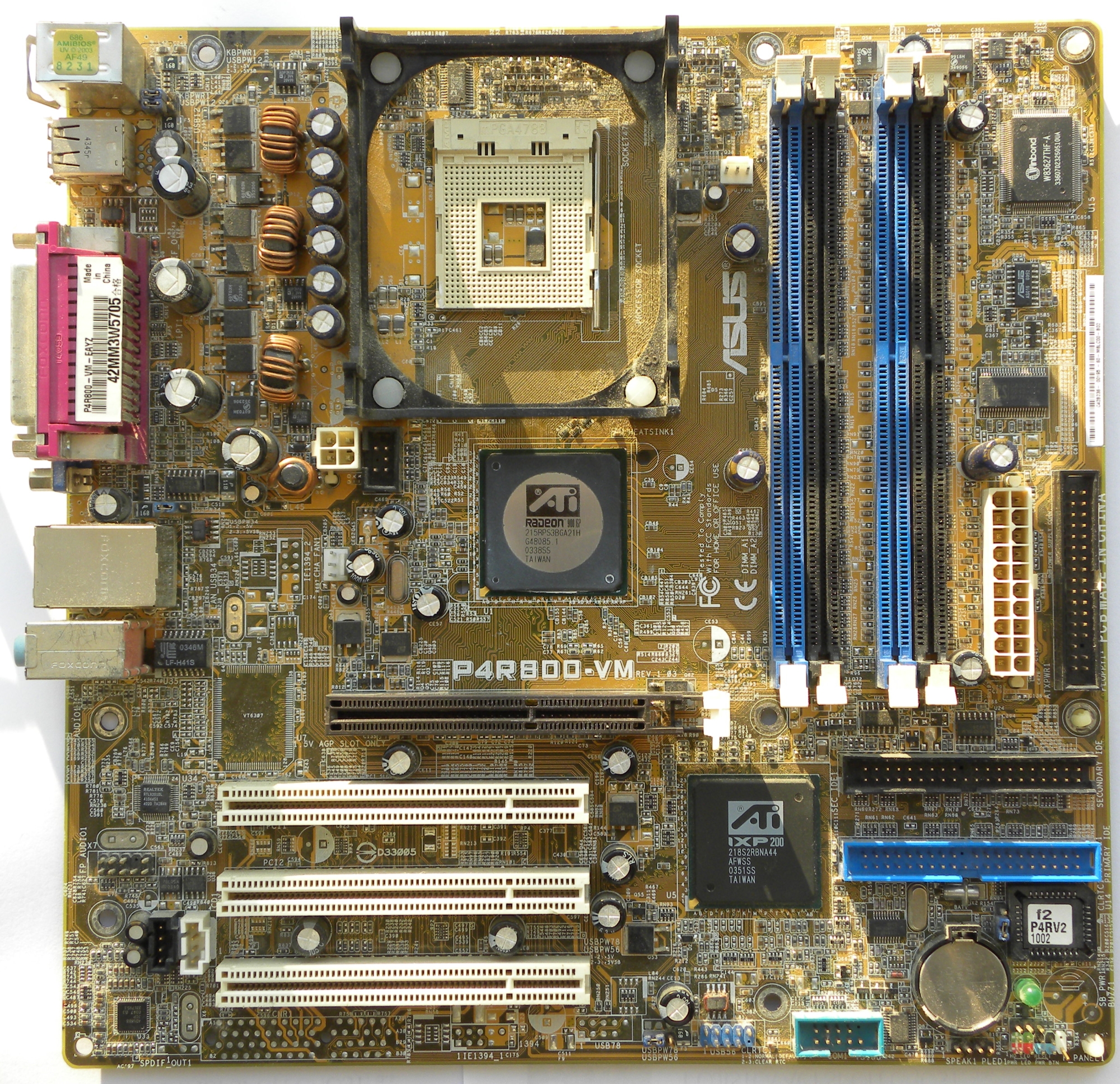 Asus P4R800-VM